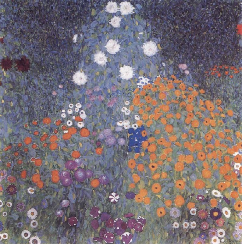 Gustav Klimt Flower Garden